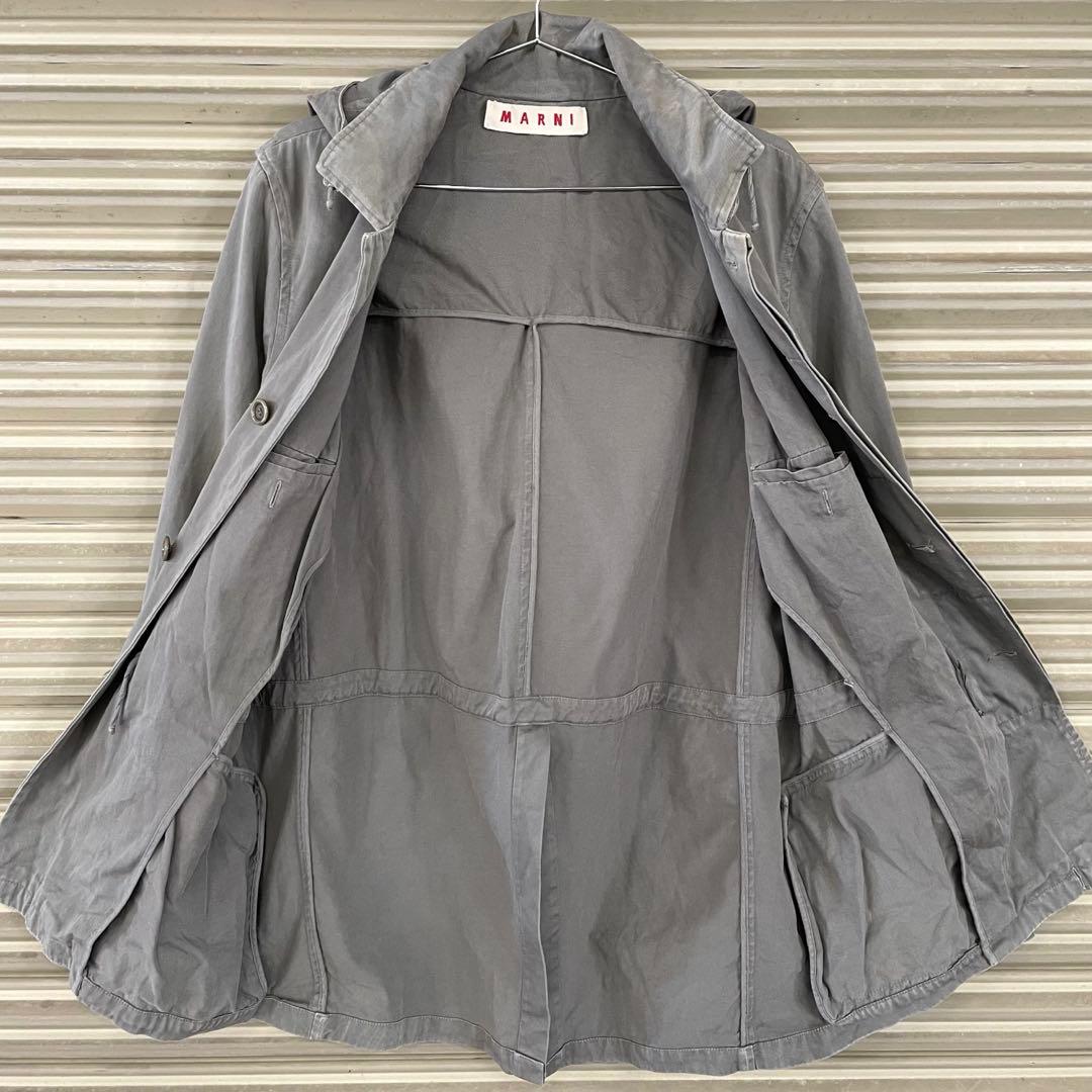 ジャケット・アウター marni hooded mods coat jacket archive