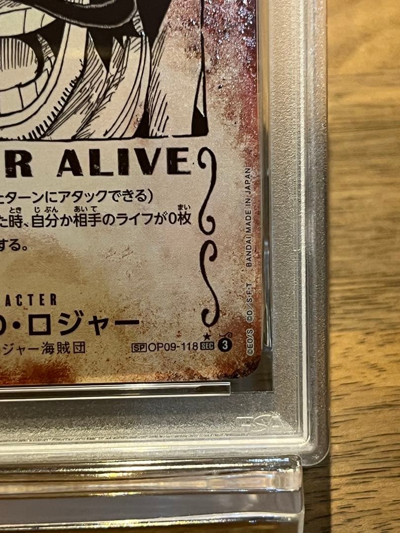 PSA10 ゴールドロジャー 手配書 OP09-118