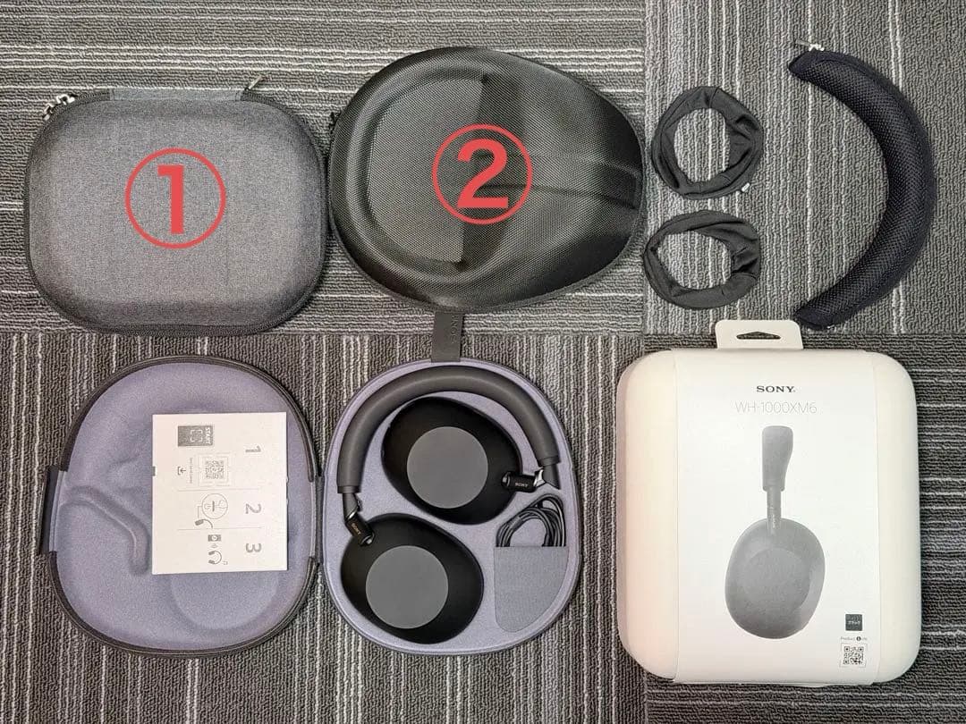 【ほぼ未使用】SONY WH-1000XM6 ワイヤレスヘッドホン 美品