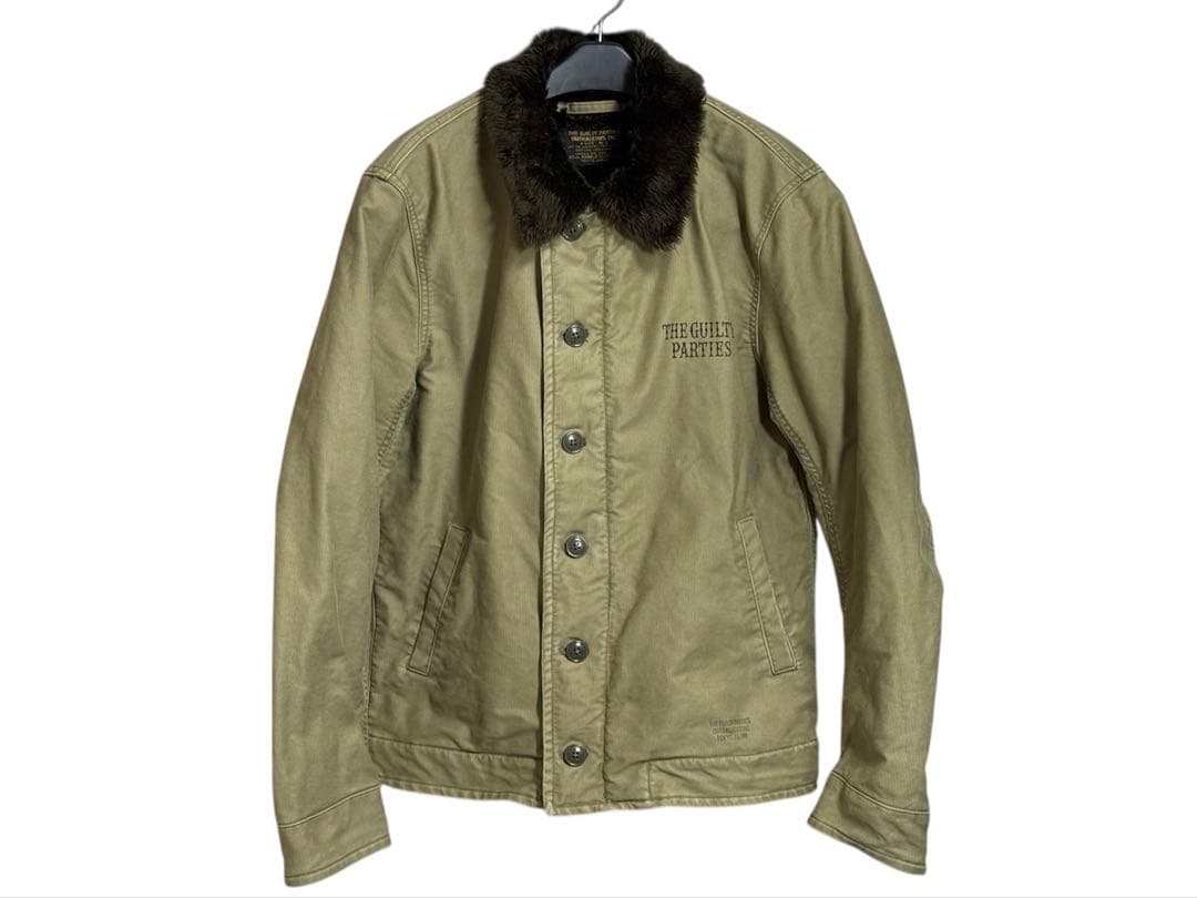 WACKOMARIA ワコマリア　デッキジャケット　カーキ N-1