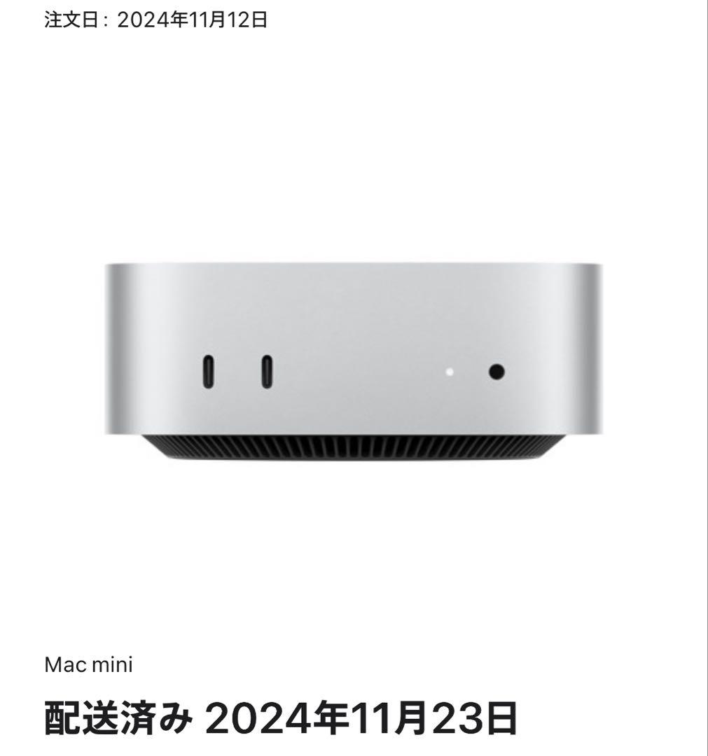 Mac mini M4 （32GB, 1TB, 10GbE）