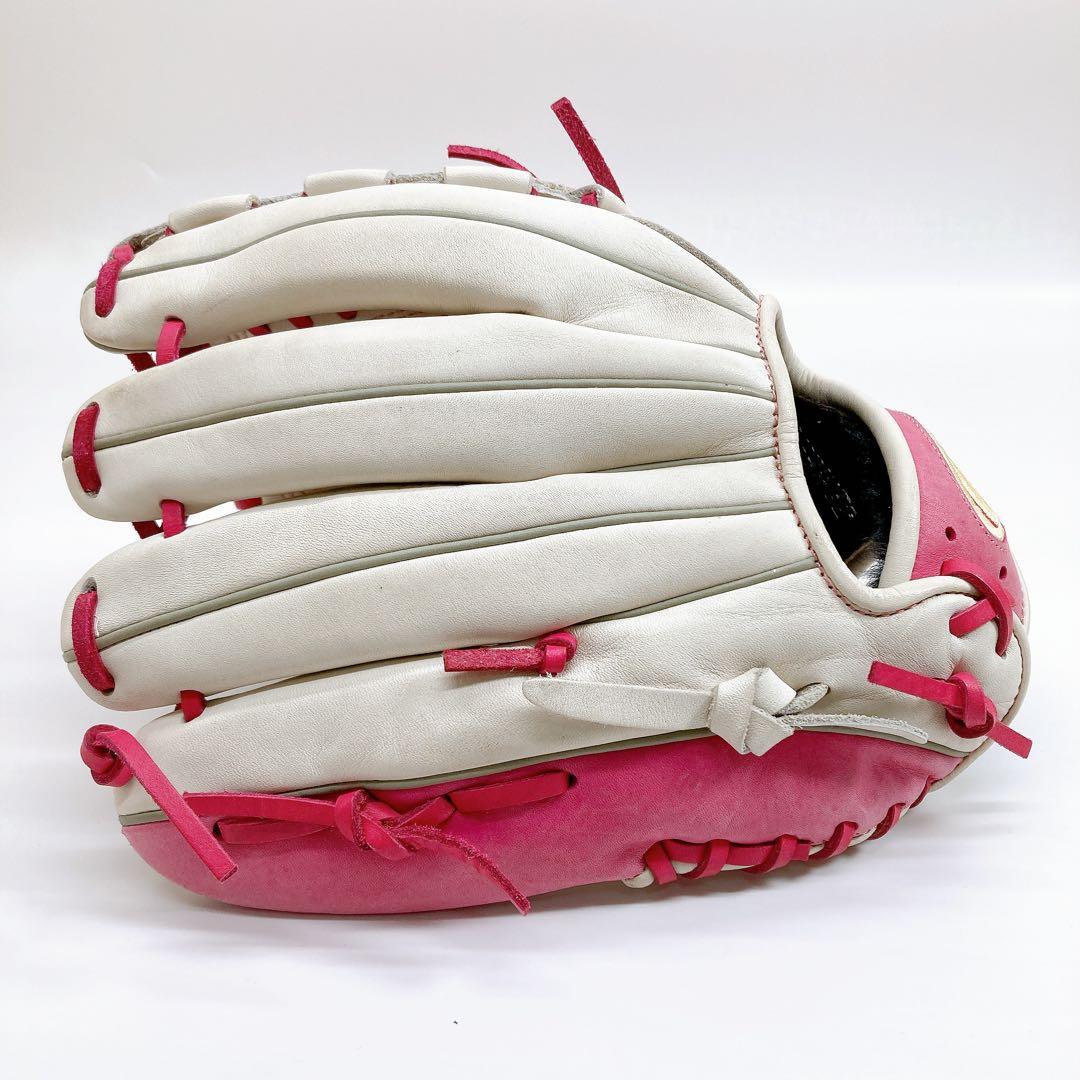✨美品✨ローリングス ボルダーフィールド 軟式グローブ ピンク ホワイト 大人用