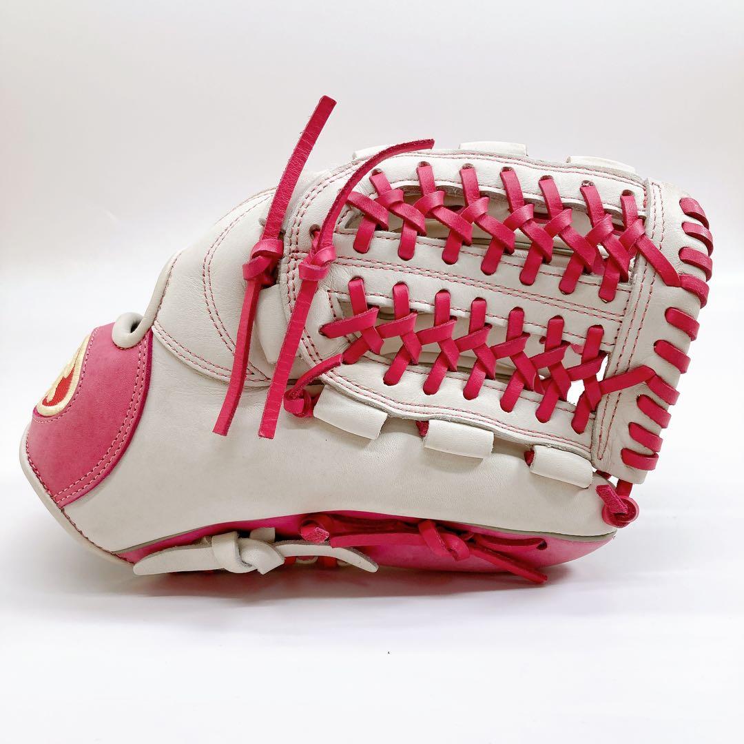 ✨美品✨ローリングス ボルダーフィールド 軟式グローブ ピンク ホワイト 大人用