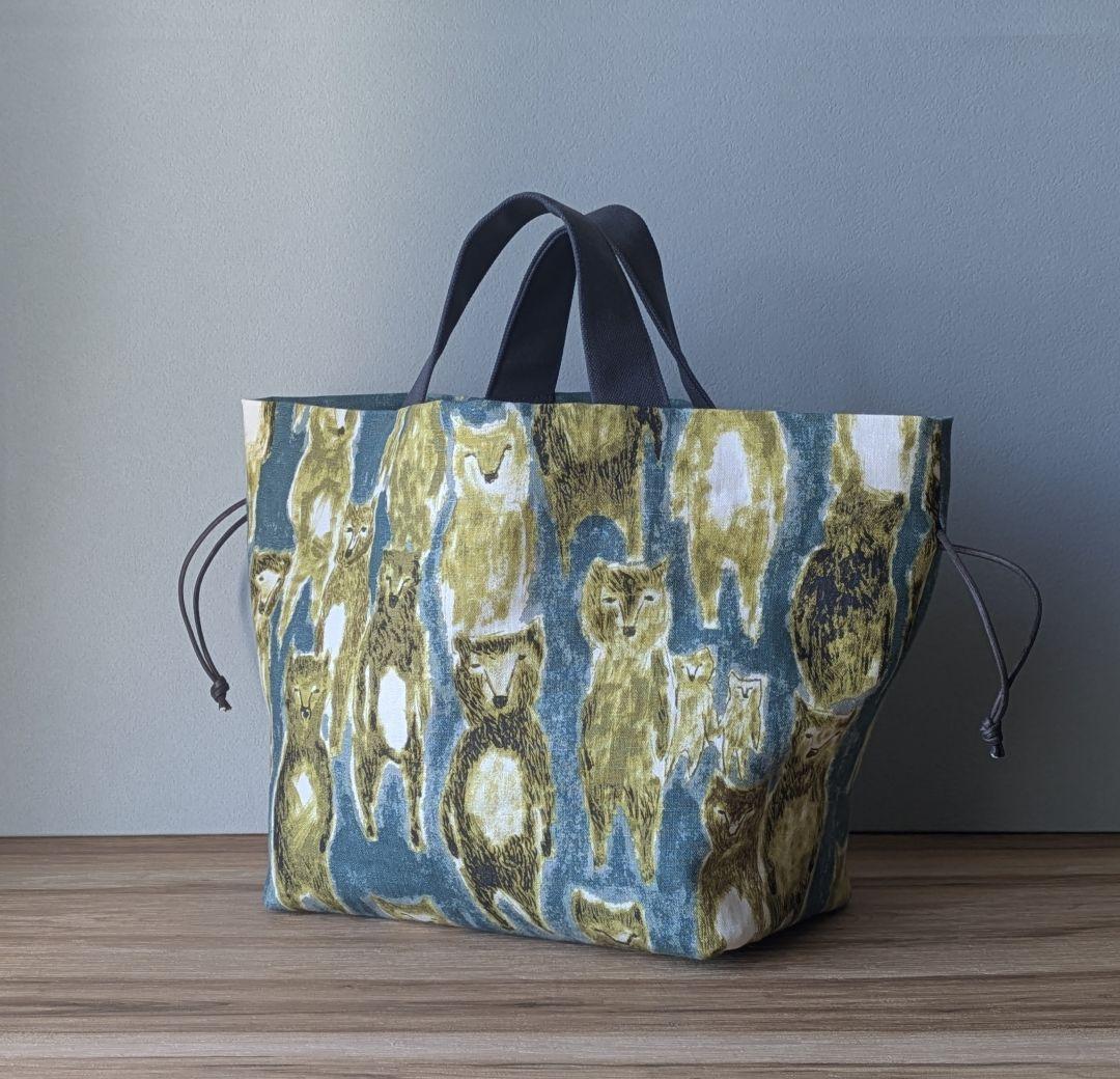 【さくら様オーダー】ミナペルホネンハンドメイドエアリーバッグ（大サイズ）