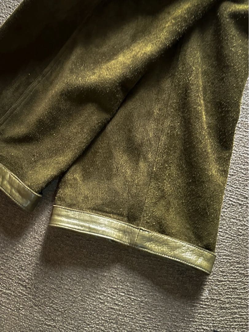 【新品未使用品/予約完売品】MOTO 洗える本革カーゴパンツ　Lサイズ