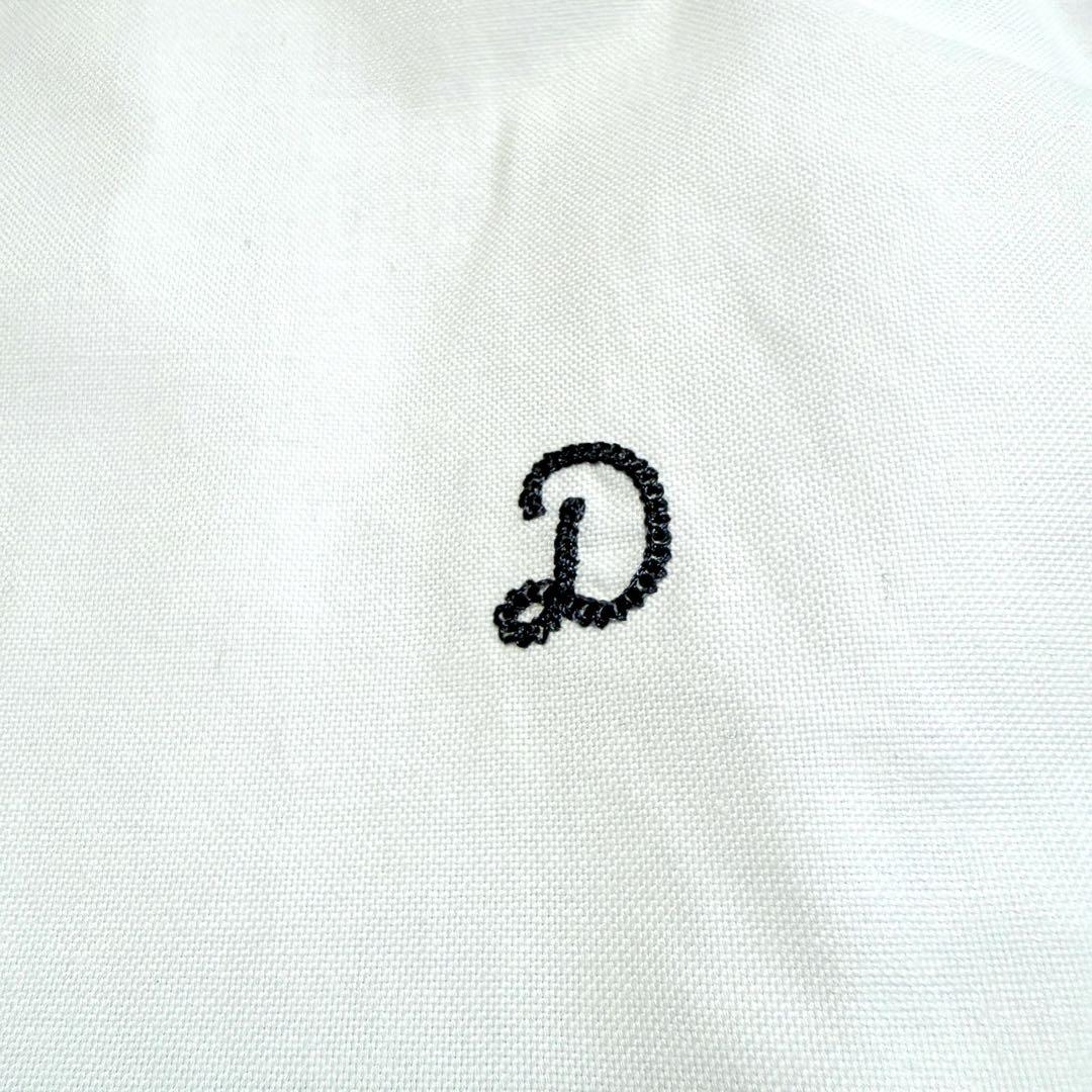 ドレステリア フリルカラー ボウタイ リボン オックスフォードシャツ ロゴ刺繍