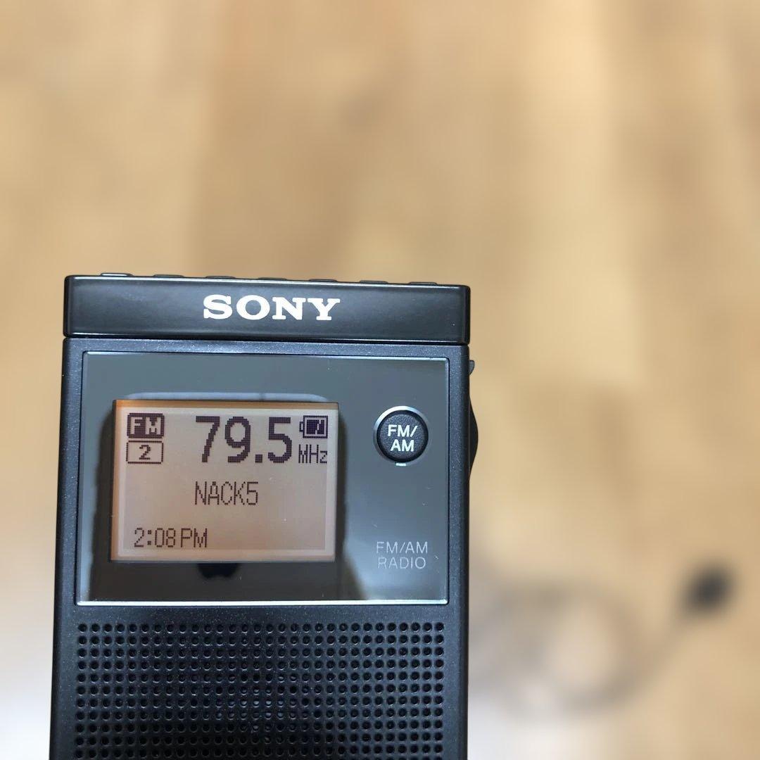 [美品] SONY ソニー FM/AMラジオ SRF-R356 ケース・説明書付