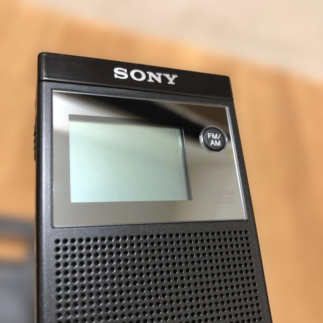 [美品] SONY ソニー FM/AMラジオ SRF-R356 ケース・説明書付
