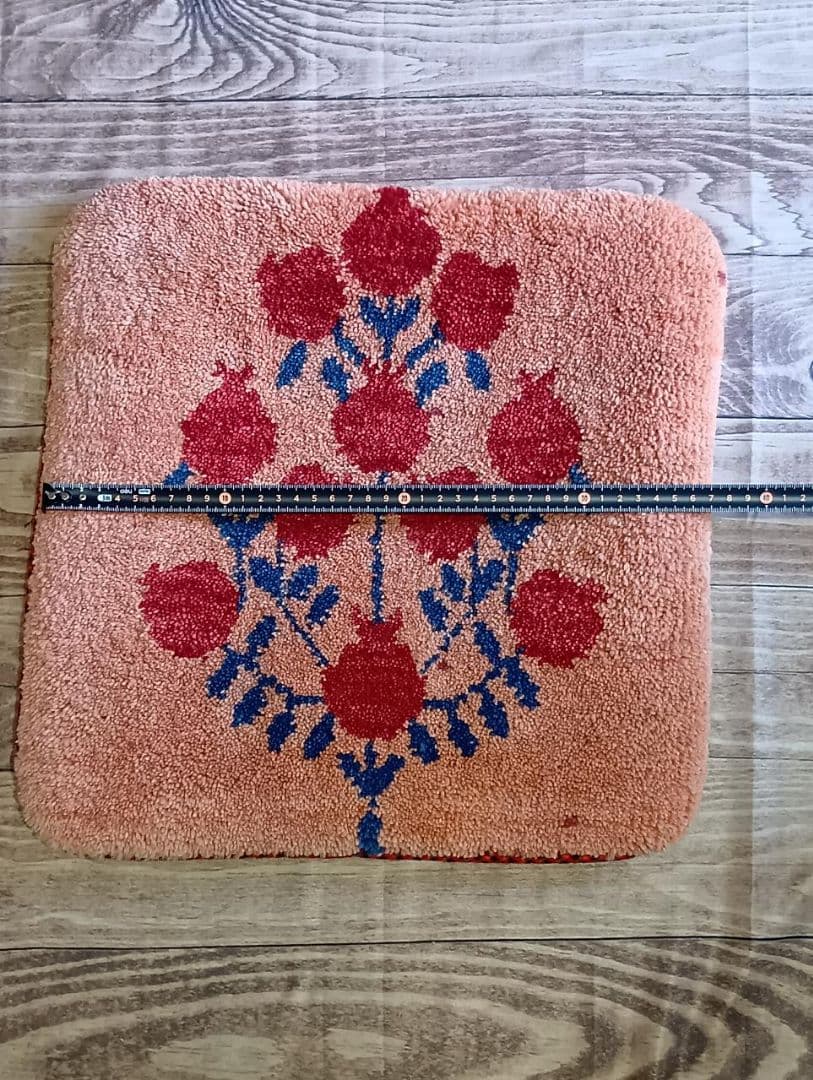 ギャッベ　クッション　ペルシャ絨毯　イラン　手織り(9)