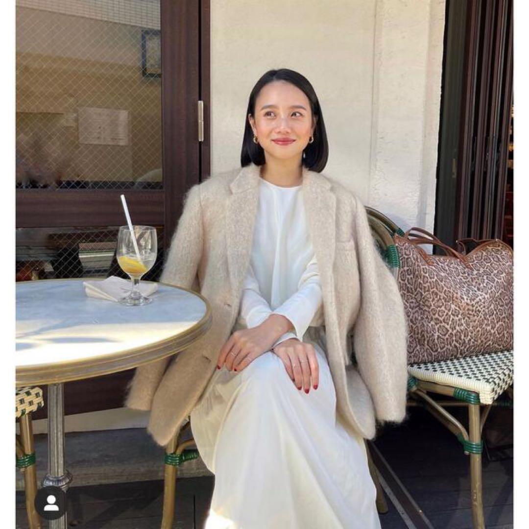 ETRE TOKYO モヘアシャギージャケット ベージュ