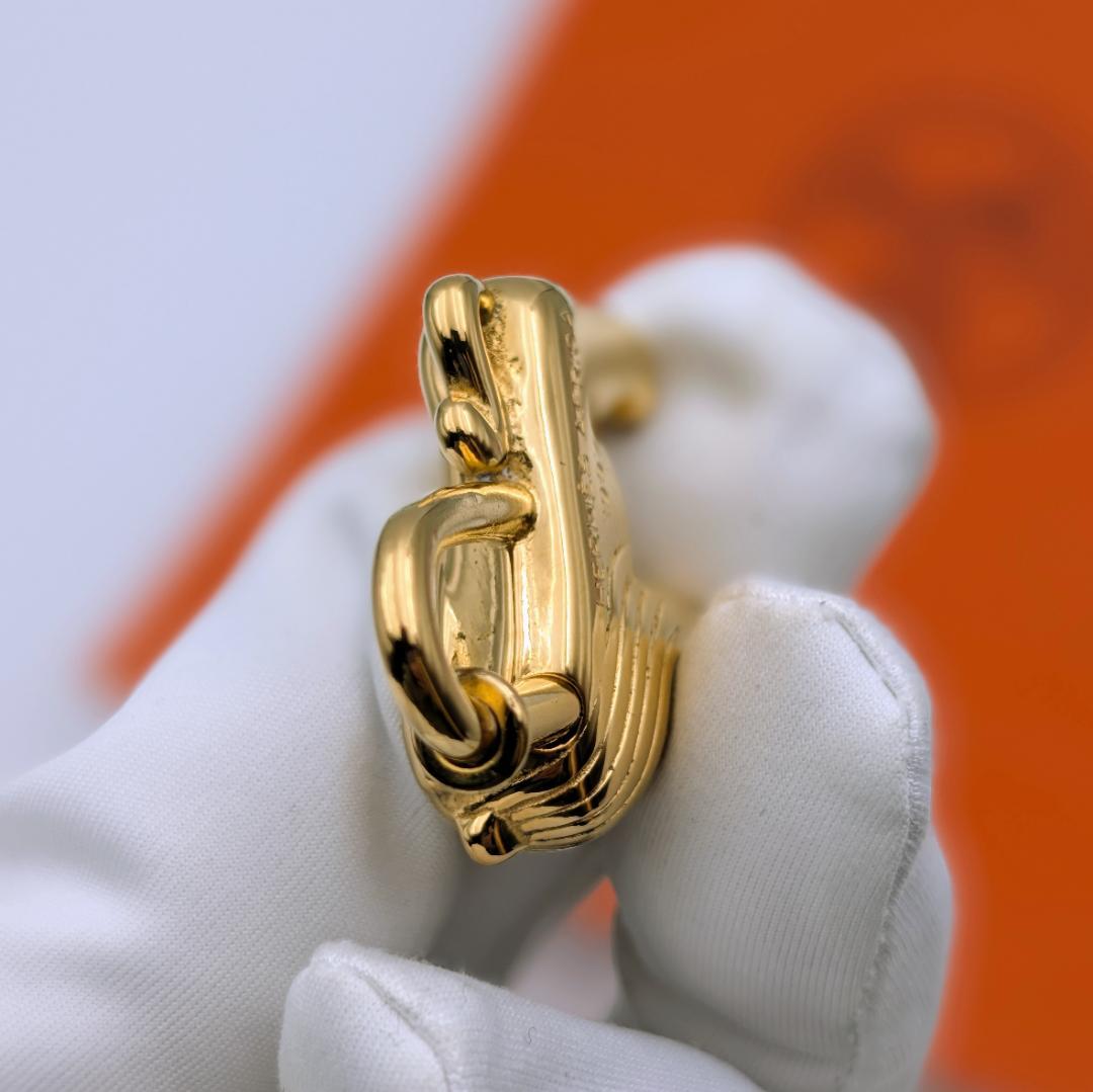 美品 エルメス カデナ ライオン 1997年限定 アフリカ ゴールド チャーム