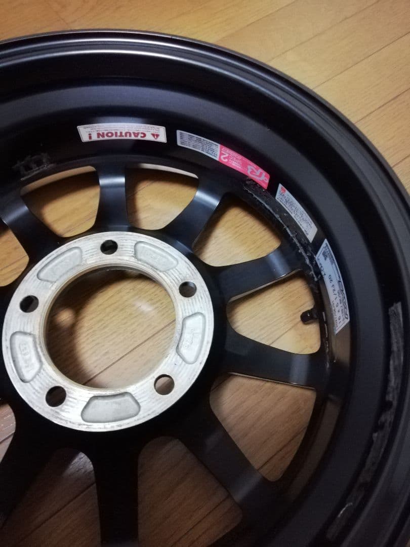 ぶ*る様 美品 ジムニー用 RAYS A·LAP-J BD (Black/Rim