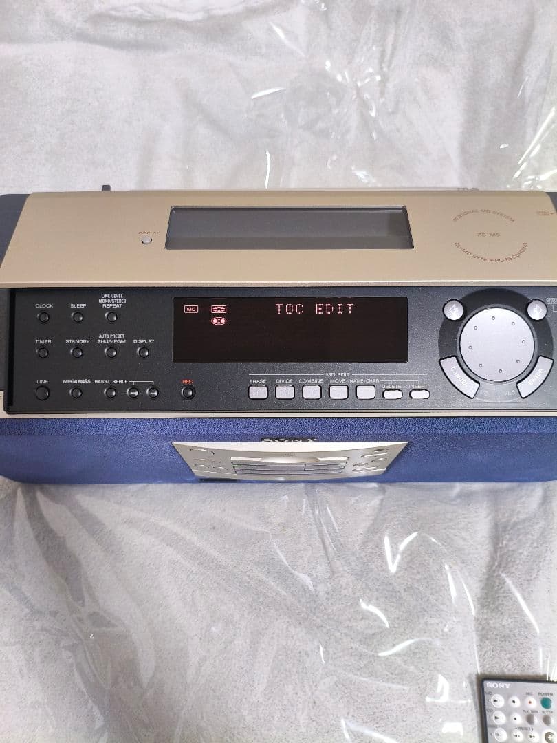 ソニー パーソナルミニディスクシステム「ZS‑M5」