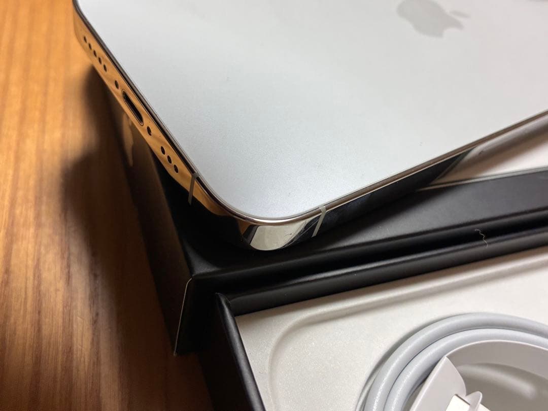 Apple iPhone 13 Pro シルバー 256GB 本体　ケーブル付