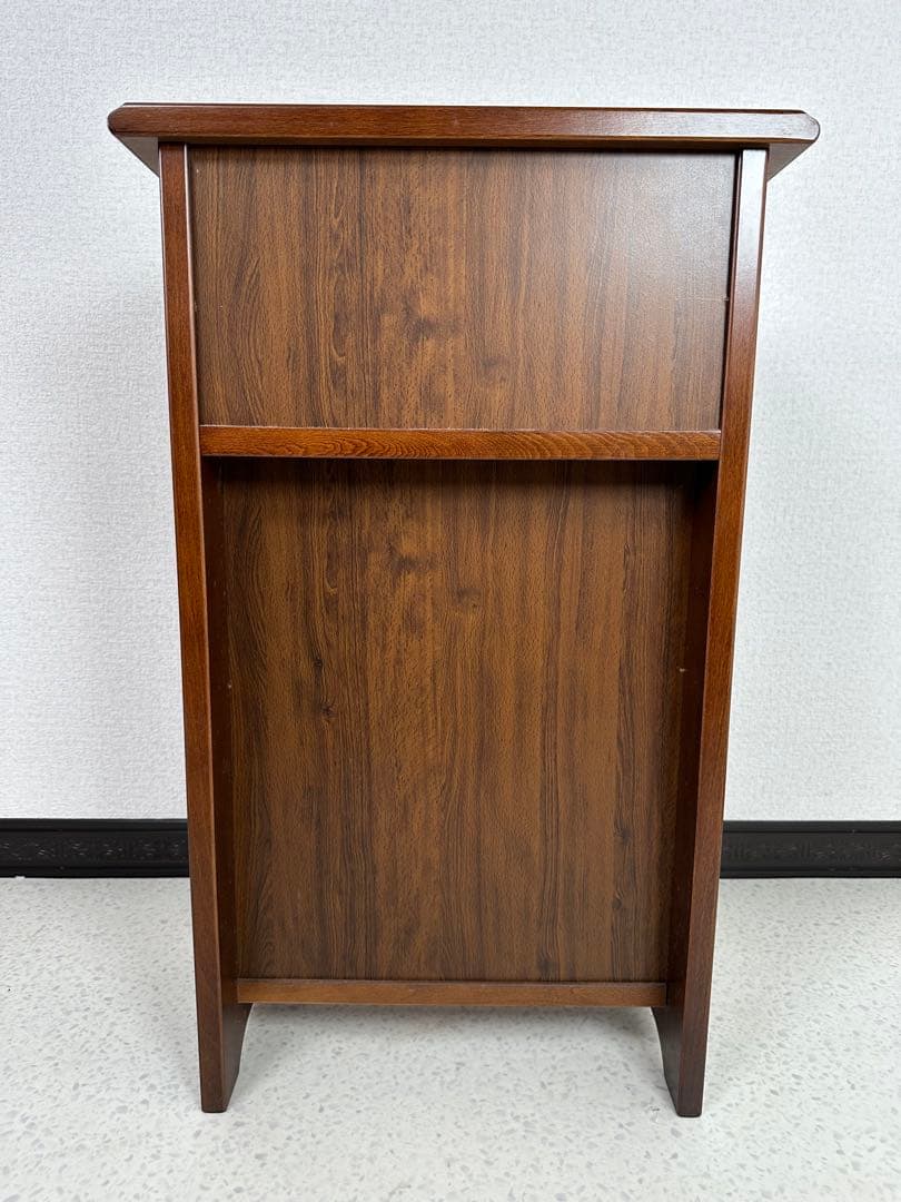 カリモク コロニアル マガジンラック 本棚 電話台 花台 管理No.※i4