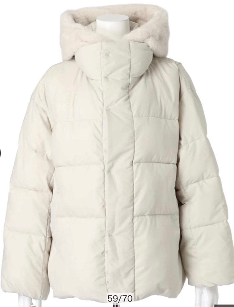 Arpege story ファー付き MINOTECH中綿コート