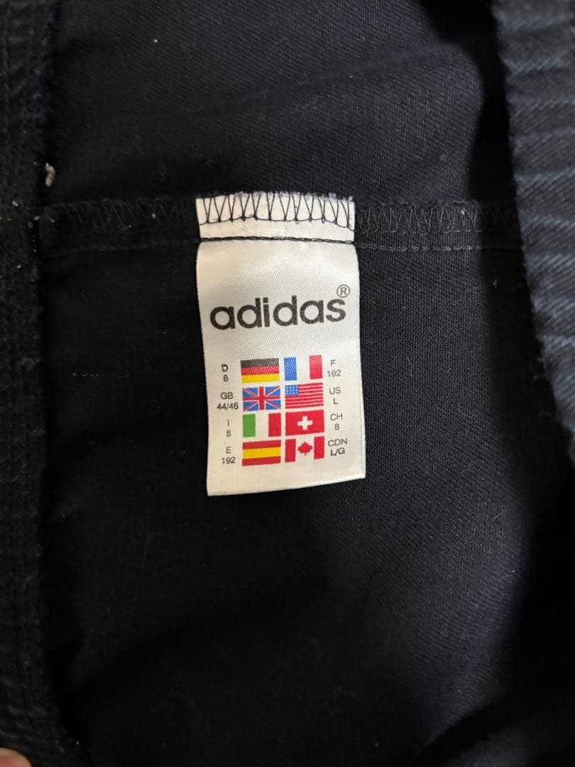 90s アディダス 万国旗タグ 後染め コットン ドリルトップ 常田大希