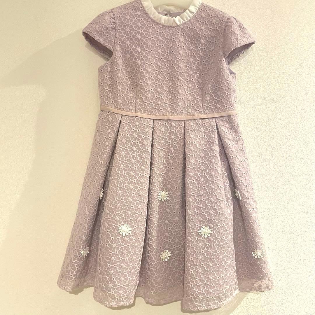 【美品】petit main フォーマルワンピース ボレロ付き　入学式 発表会