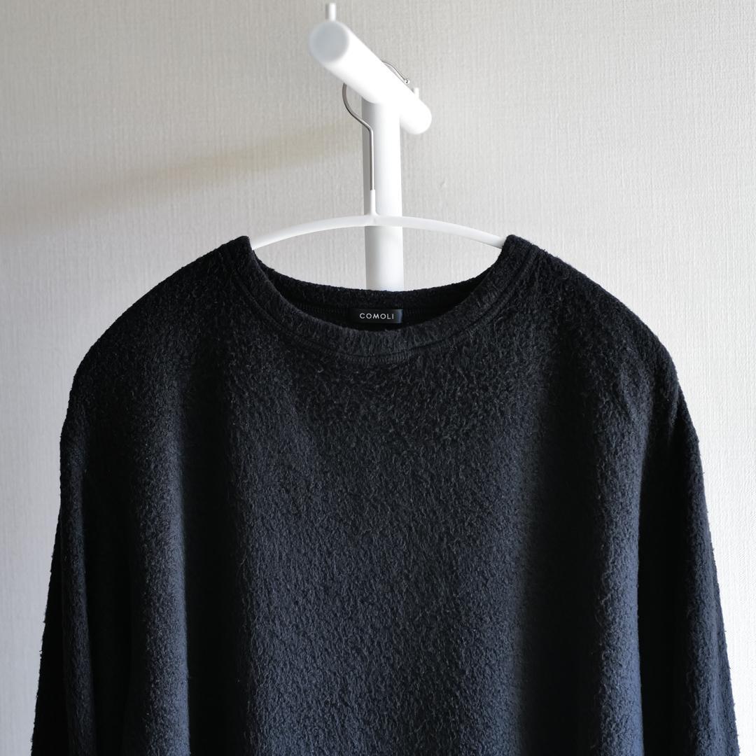 テ*ィ様 COMOLI 21AW シルクフリース 長袖クルー Size1