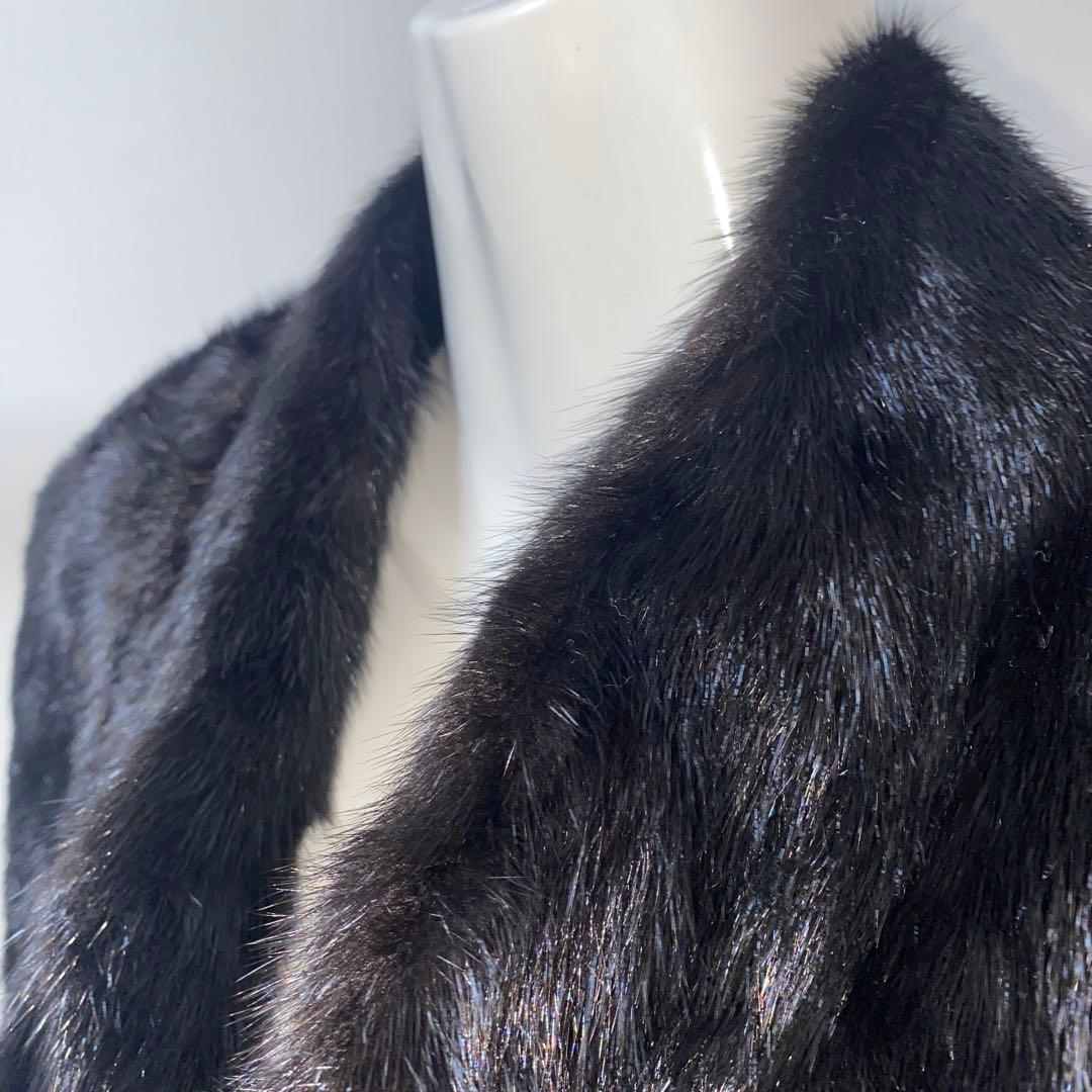 美品♡黒ミンクリアルファーコート