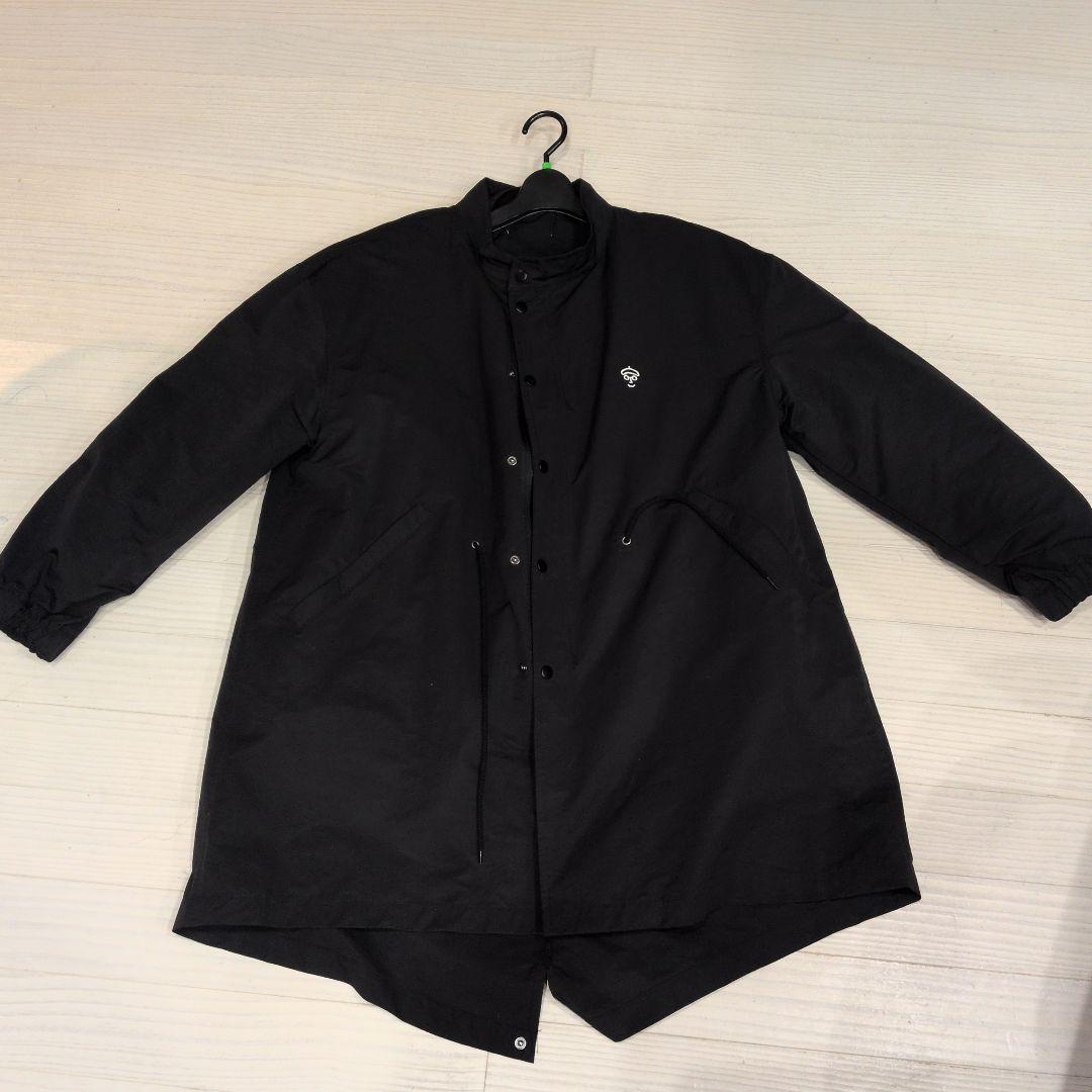 新品KEYMEMORY ブラックモッズコート