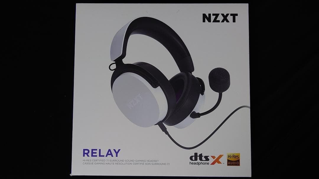 ☆新品☆NZXT Relay Headset ヘッドセットAP-WCB40-W2