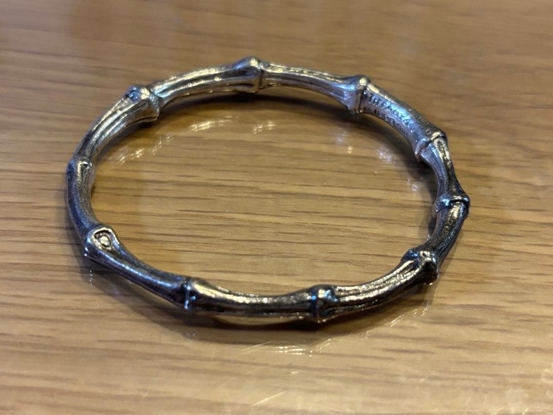 t*い様 【オールドティファニー】Tiffany バンブー バングル ブレスレッ