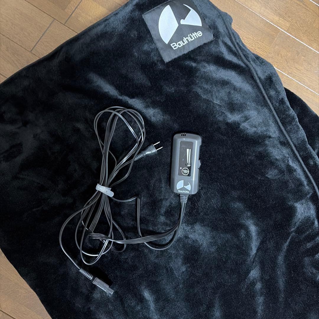 Bauhütte 電気毛布 BEB-140D-BK ブラック