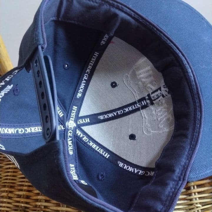 HYSTERIC GLAMOUR ネイビーキャップ