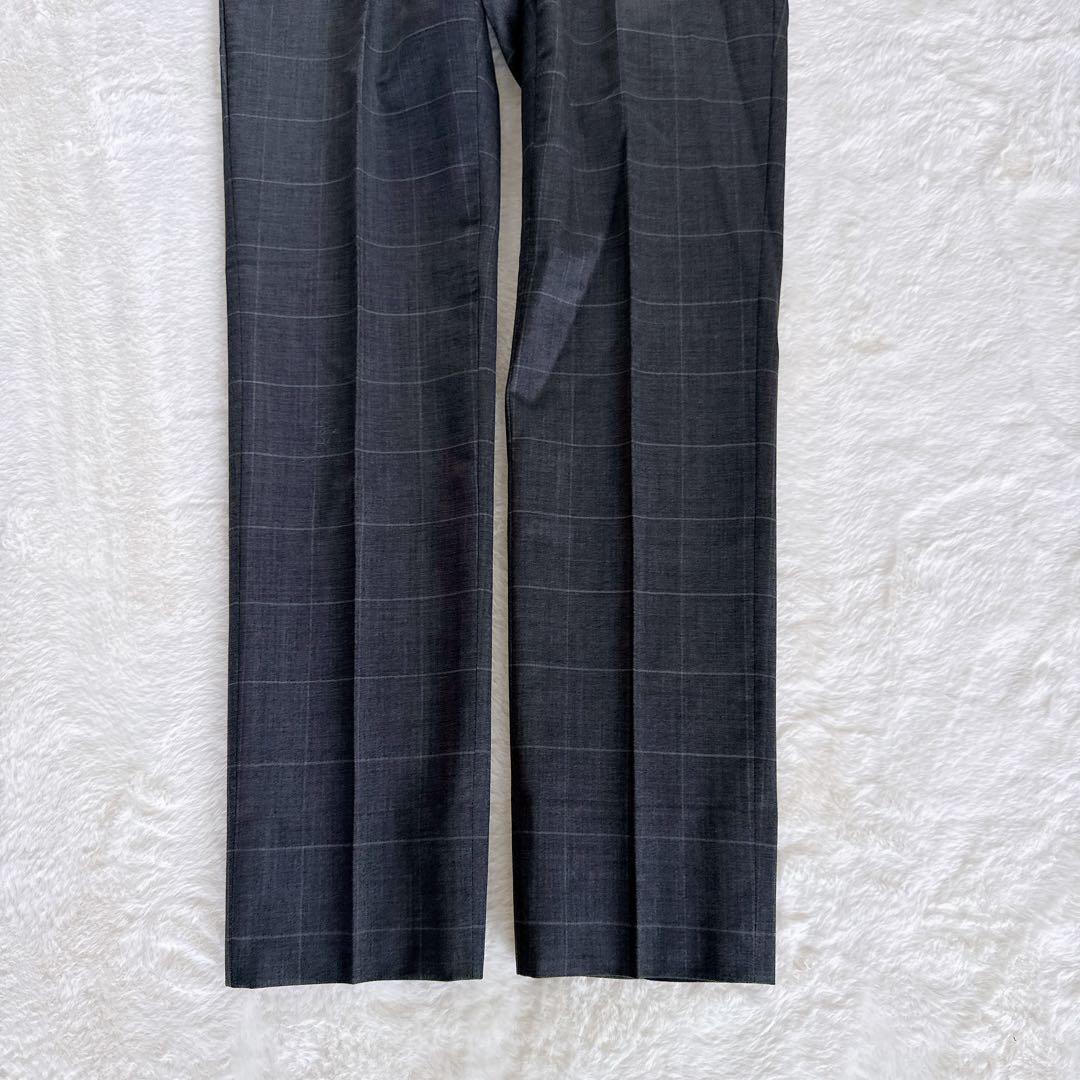 【スーツセレクト】スーツ 3ピース グレー ウィンドーペン Y6サイズ