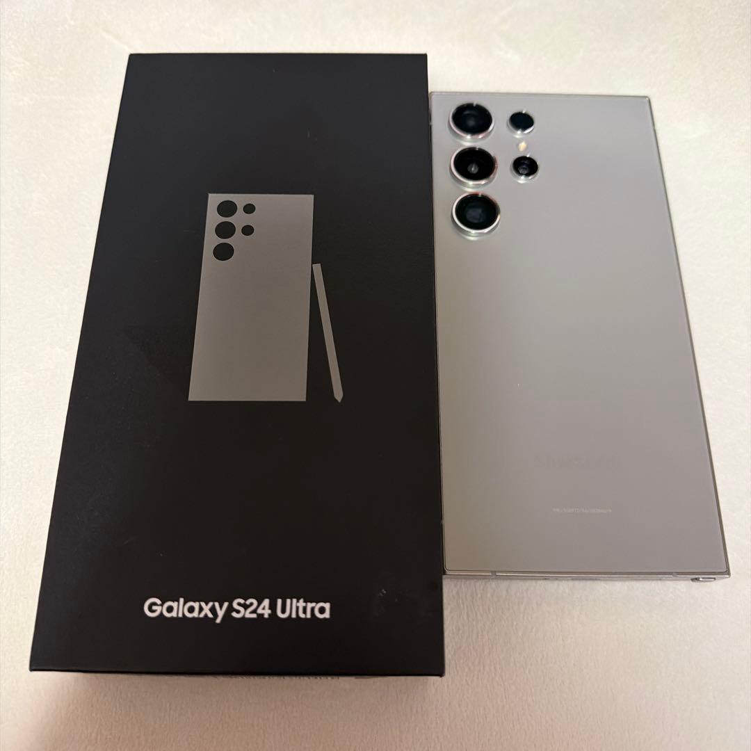 Galaxy S24 Ultra チタニウムグレー本体　Sペン付属