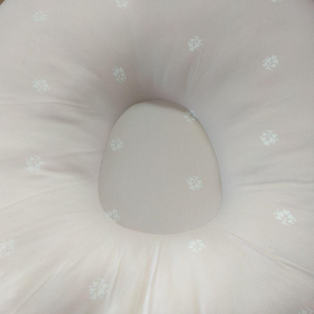 最終価格美品グレー　ラブツリークッション　イブルコットンベビー枕向き癖修正枕雲形