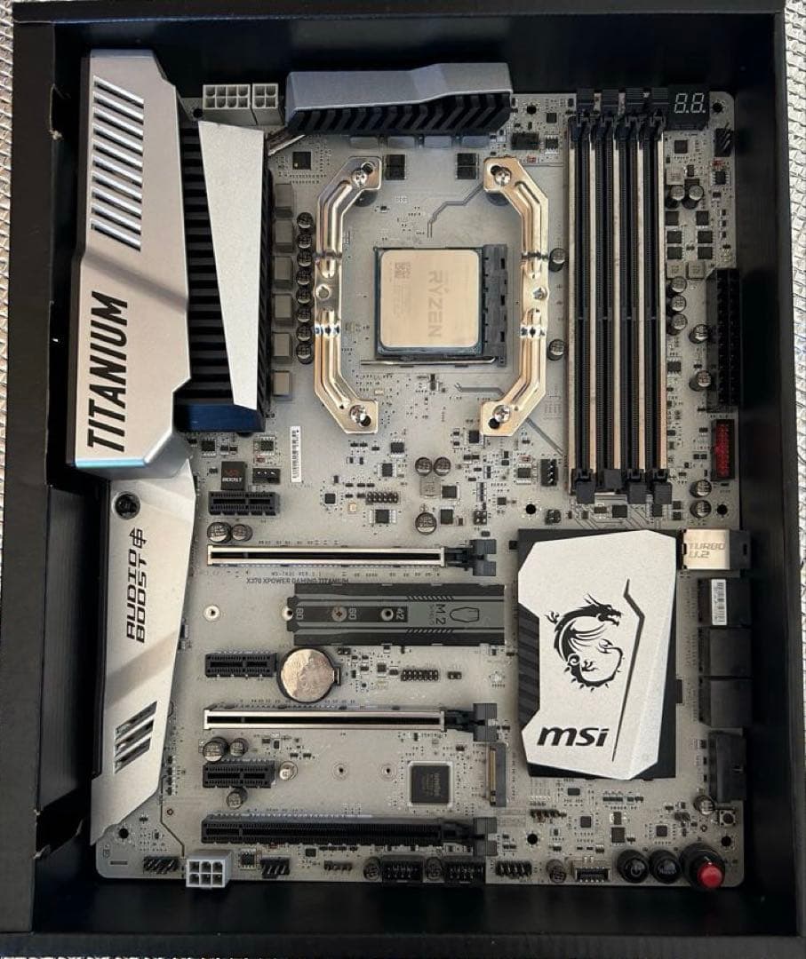 MSI X370 XPOWER GAMING TITANIUM CPUセット