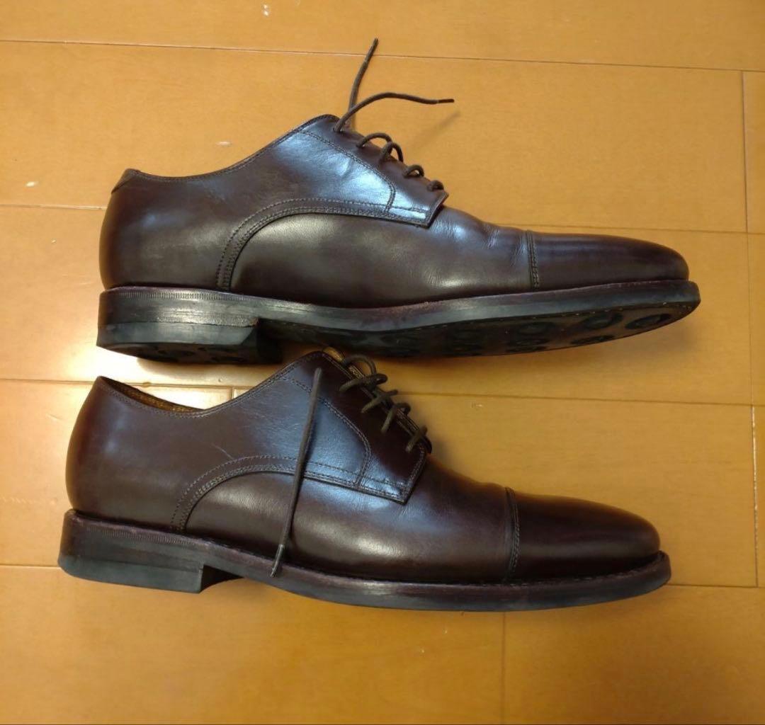 ジャランスリウァヤ　ストレートチップ　ブラウン　外羽根　UK8