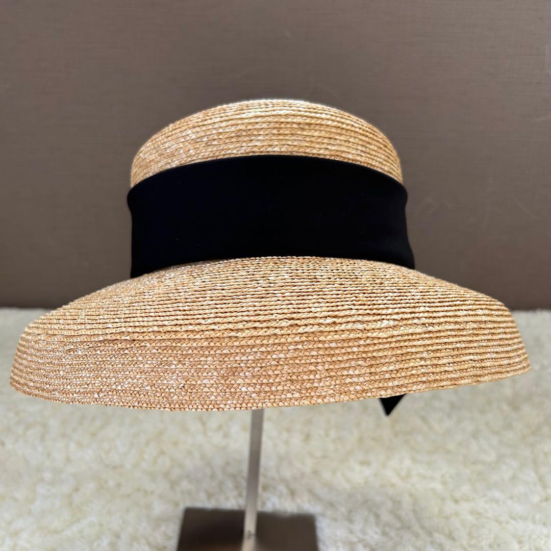 【訳あり】現行品未使用級✨シャポードオー カサブランカ　麦わら帽子