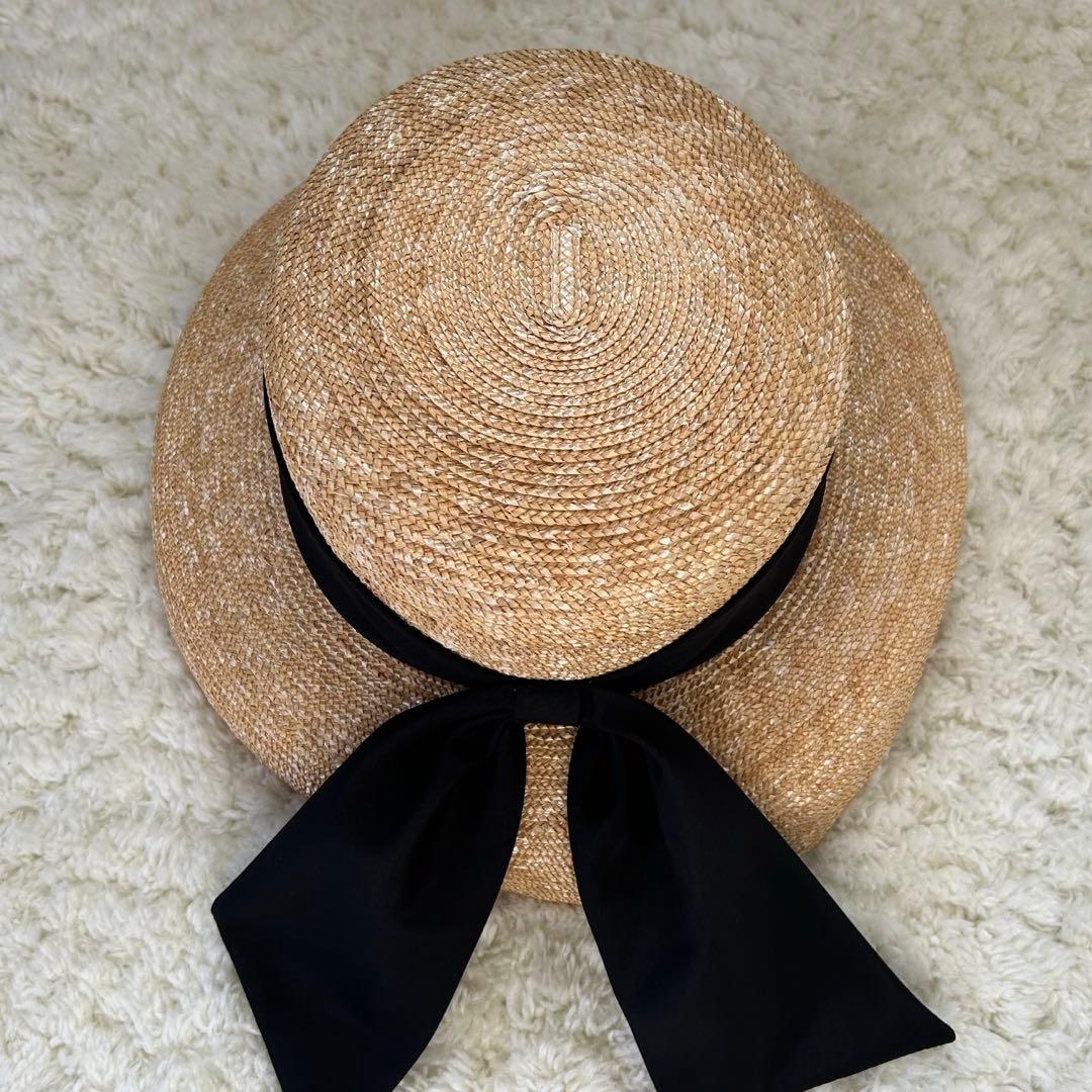 【訳あり】現行品未使用級✨シャポードオー カサブランカ　麦わら帽子