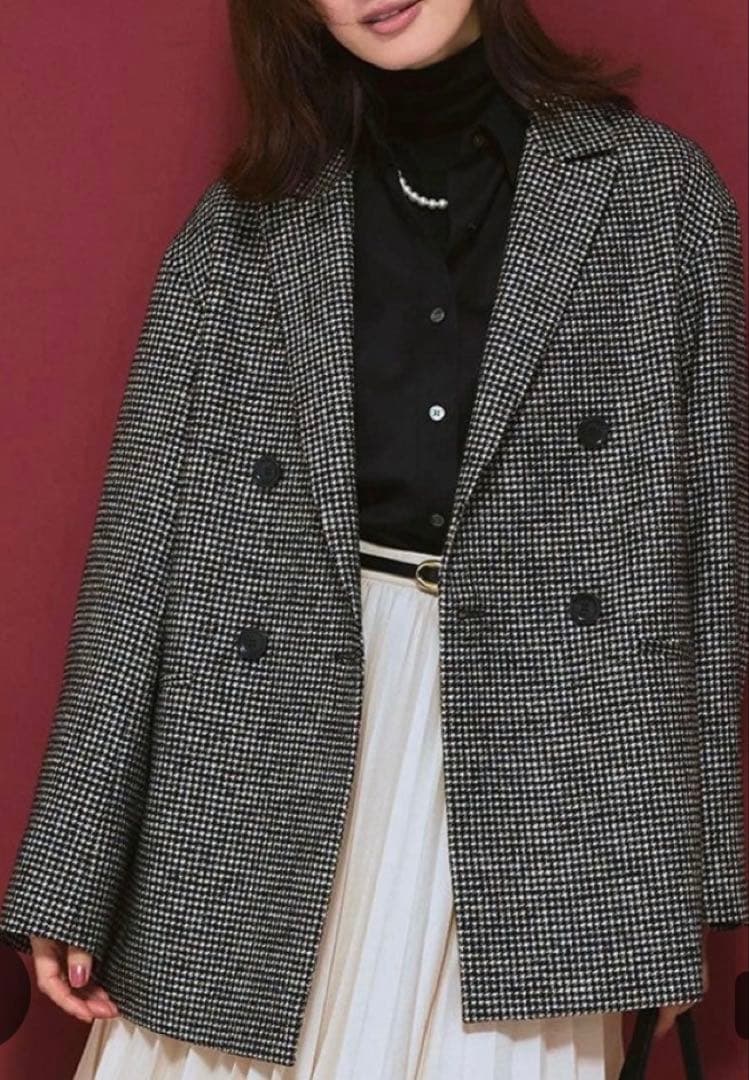 【新品】見上愛さん着用アイテム❤︎23区ツイードジャコット