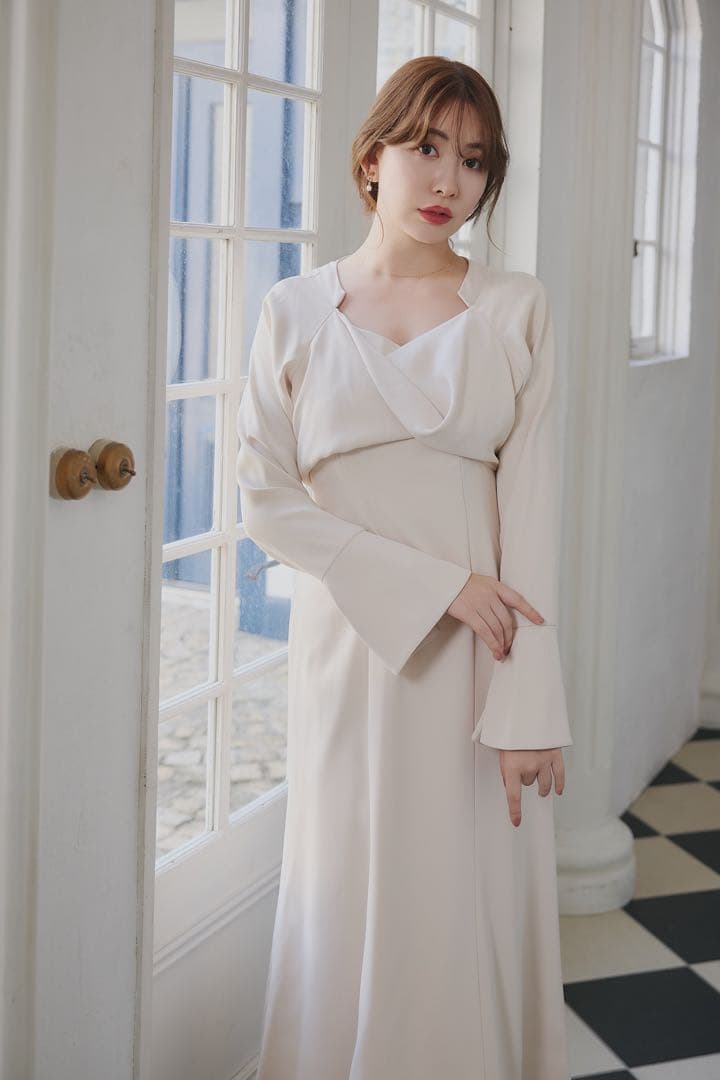 Elsie Twist-Front Dress ハーリップトゥ Sサイズ