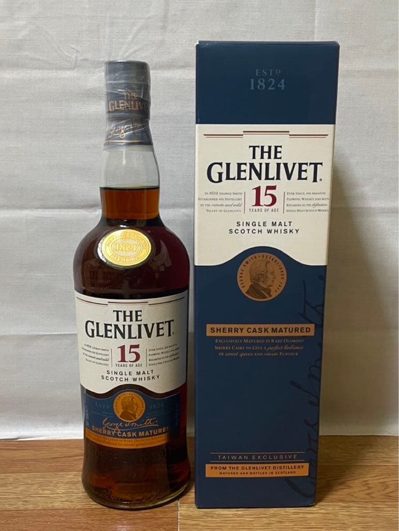 台湾限定 グレンリベット13年シェリーCS &13年 ラムカスク&15年シェリー