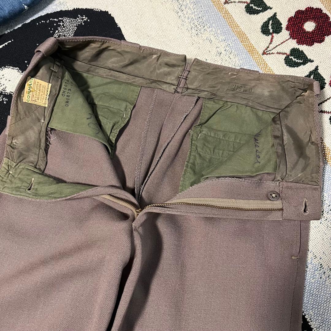 め*ん様 40s 50s ウィップコード ヴィンテージ ワークパンツ レーヨン