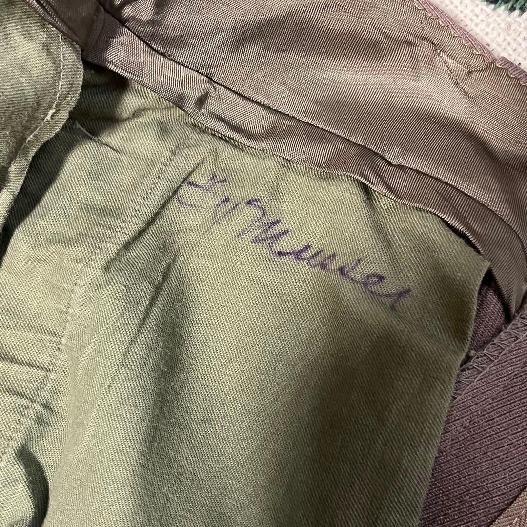 め*ん様 40s 50s ウィップコード ヴィンテージ ワークパンツ レーヨン