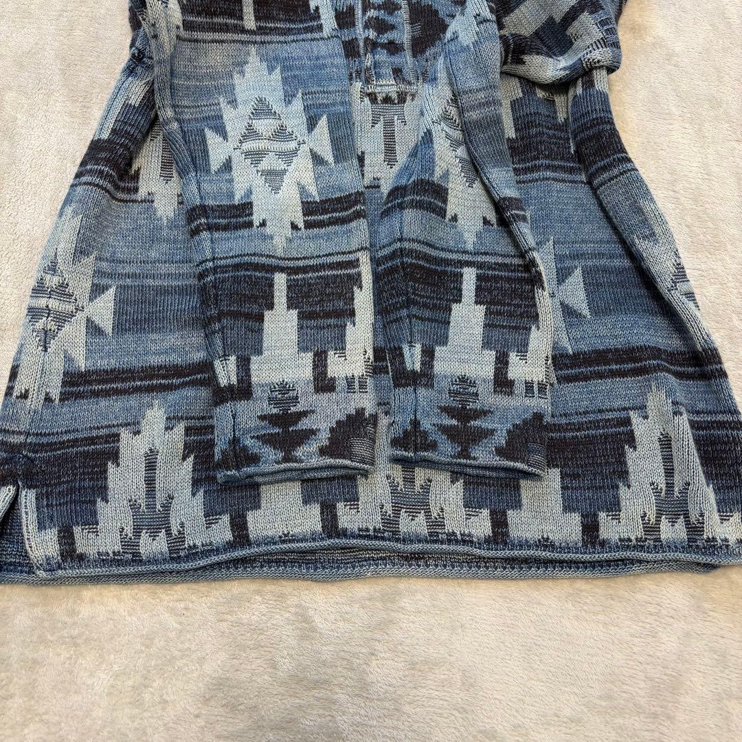 RRL Ralph Lauren ヘンリーネック チマヨ柄 L ジャガード 希少
