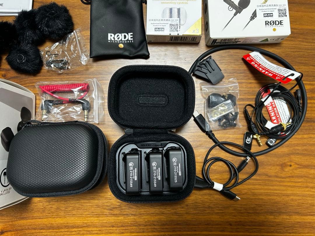 RODE Wireless PRO +Lavalier GO×２+invisiL