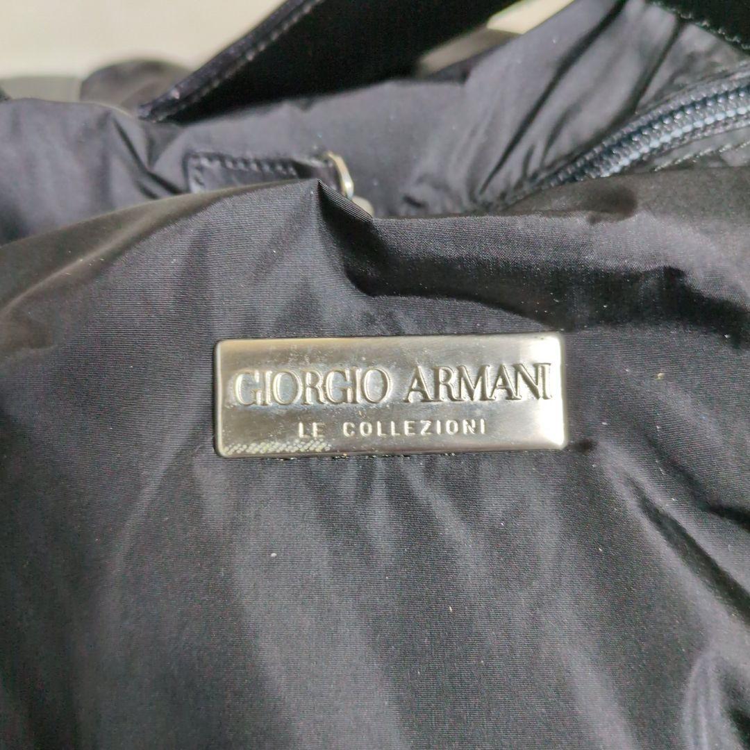 ジョルジオアルマーニ ボストンバッグ 2way 大容量 ナイロン ブラック