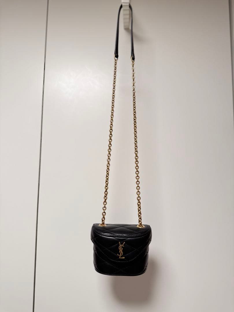 SAINT LAURENT ジューン マイクロボックス ショルダーバッグ