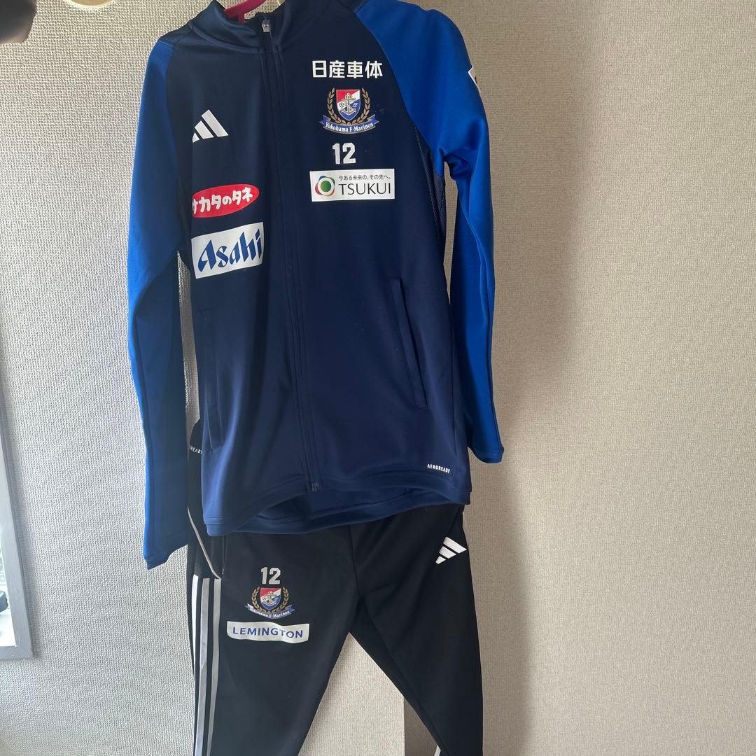 横浜F・マリノス 2024 トレーニングウェア　セットアップ　番号付