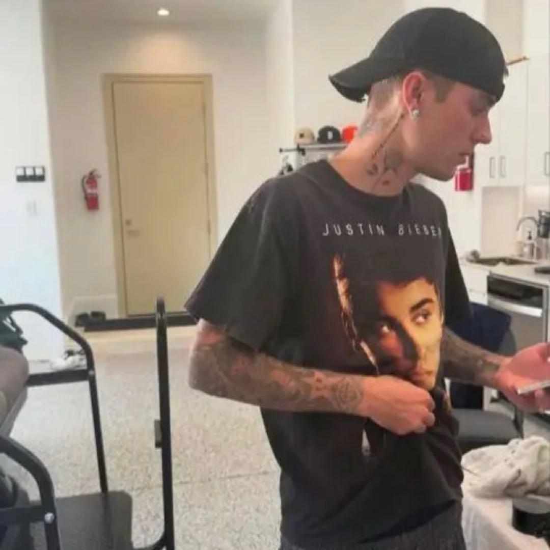 本人着用　JUSTIN BIEBER TOUR 2012/2013年 Tシャツ