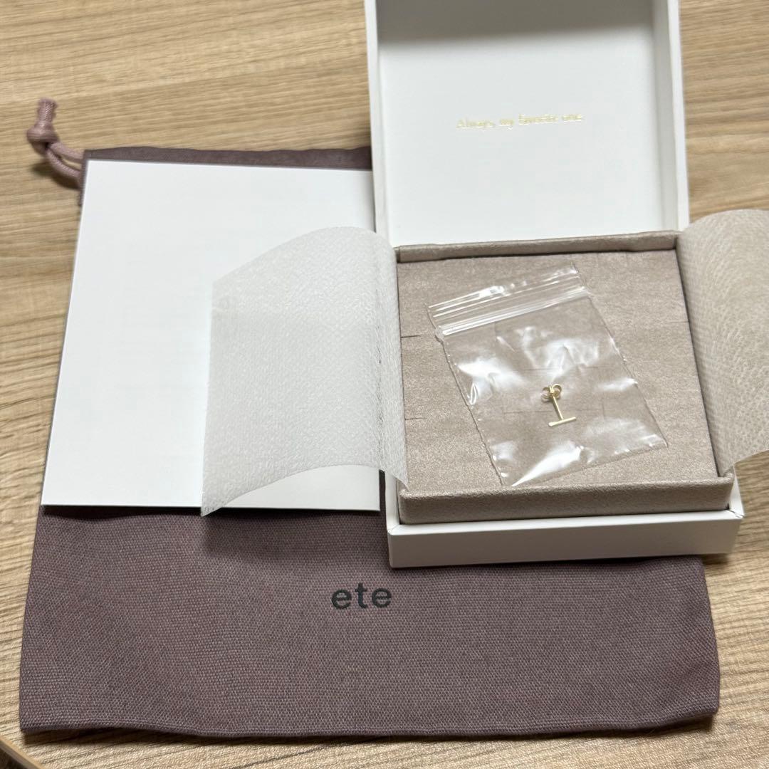 ete ワイヤーピアス 片耳