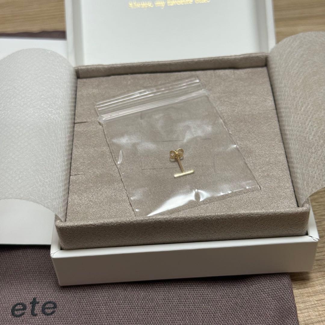 ete ワイヤーピアス 片耳