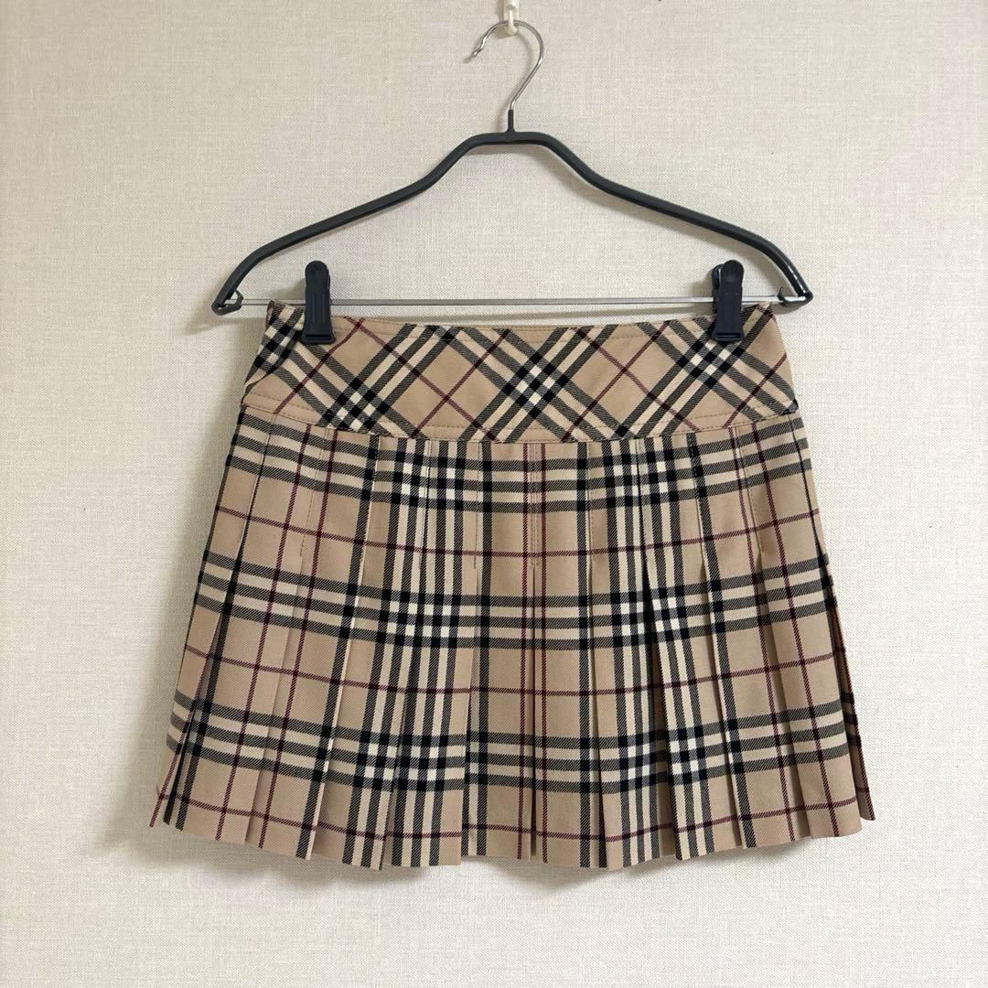 BURBERRY BLUE LABEL バーバリー ノバチェック ミニスカート